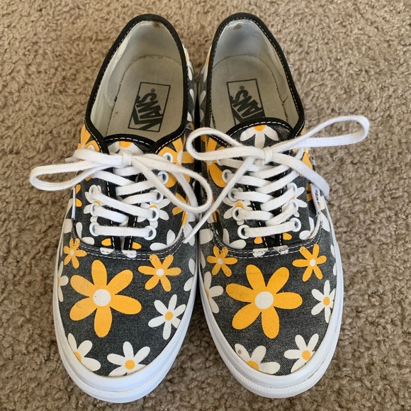 spectra yellow slip on vans